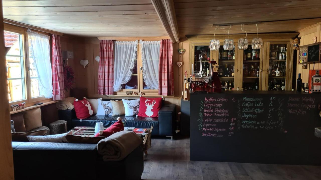 Chesa Prema Bed & Breakfast - Restaurant Disentis Exterior foto