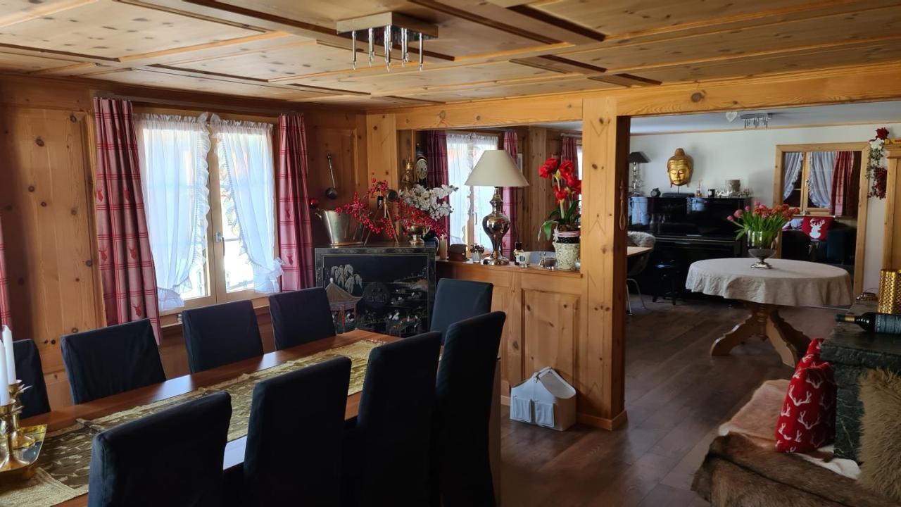Chesa Prema Bed & Breakfast - Restaurant Disentis Exterior foto