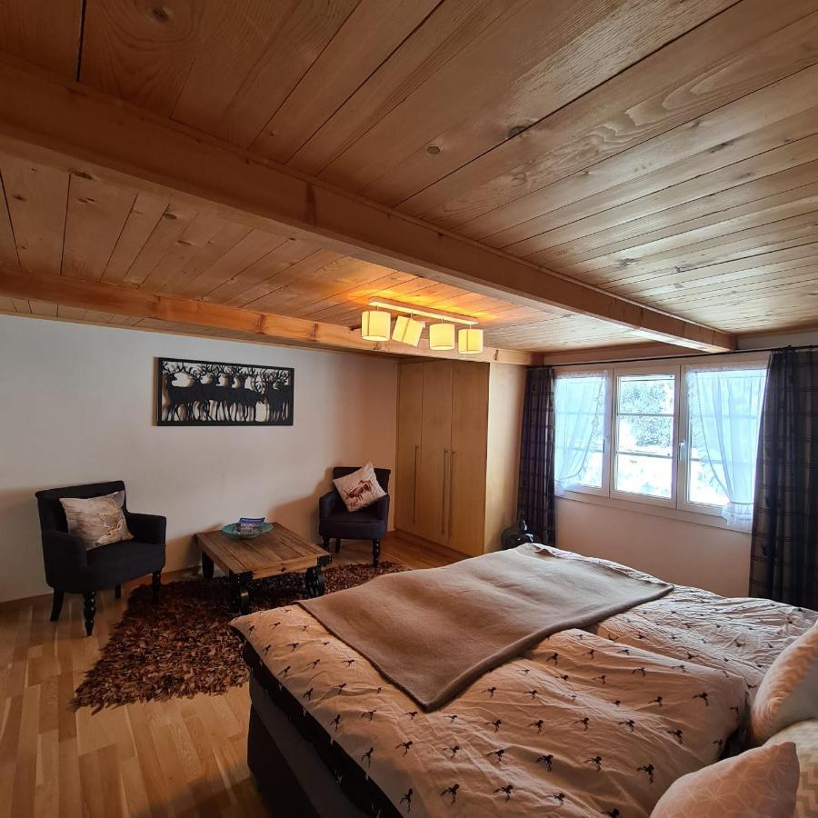 Chesa Prema Bed & Breakfast - Restaurant Disentis Exterior foto